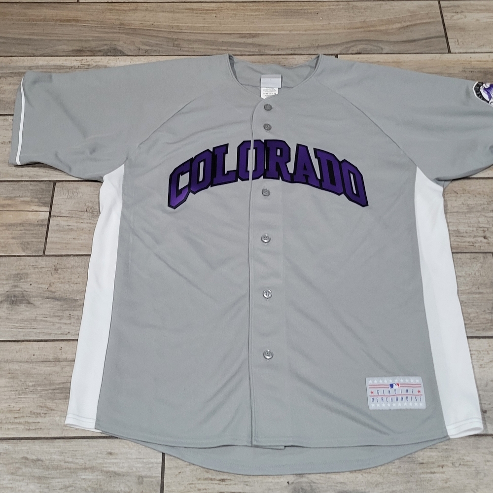 Colorado Rockies MLB Troy Tulowitzki # 2 General Merchandise XLg Jersey Grey